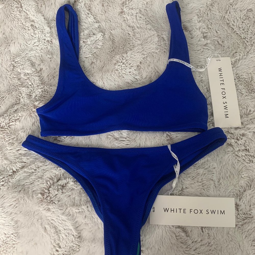 BOTTOMS ONLY White Fox Boutique Swim Electric Blue